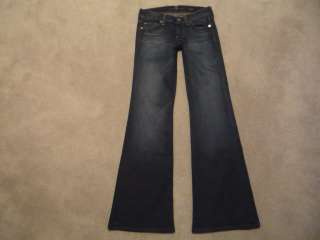 SEVEN 7 For All MANKIND Low Rise DOJO Flare Leg Stretch Jeans ~ sz 25 
