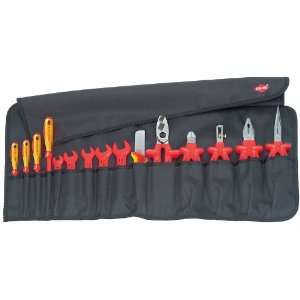  KNIPEX 98 99 13 15 Piece 1,000V Insulated Tool Roll Bag 