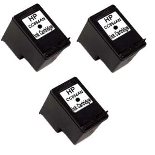 3PK HP 901 901XL Black CC654AN 4500 J4524 J4525 Ink  