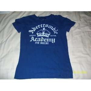  Abercrombie and Fitch Girls Small Navy T shirt Everything 