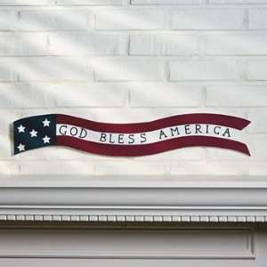  God Bless America Sign   Party Decorations & Wall 