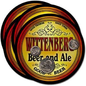  Wittenberg , WI Beer & Ale Coasters   4pk 