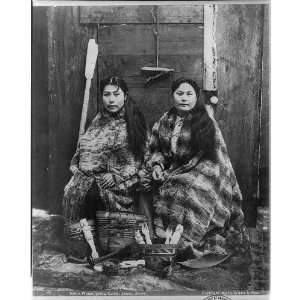 Native women seling curios,Juneau,Alaska,AK,c1895