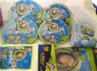 Toy Story Party Supplies PLATES CUPS 2TC x24 BAG HATS  
