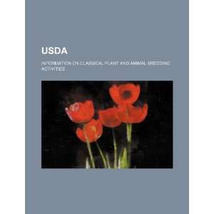   and animal breeding activities (9781234515782) U.S. Government Books
