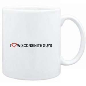 Mug White  I LOVE Wisconsinite GUYS  Usa States  Sports 