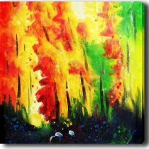  Abstract Forest Giclee Canvas Art Arts, Crafts & Sewing
