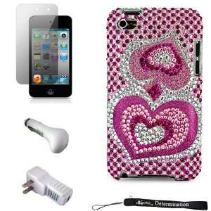  Shiny Rhinestone Carrying Cover Protective Case for Apple iPod Touch 