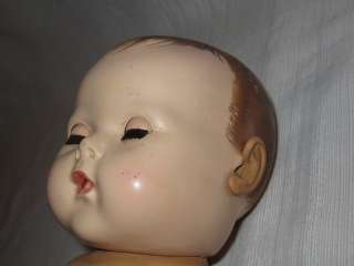 Vintage Effanbee 15 Dy Dee Baby Doll w/ Outfit ~ Rubber Body 