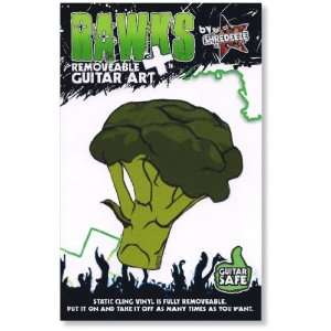  RAWKS Broccoli Decal   Customize Your Instrument with Non 