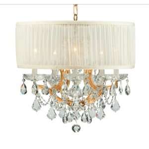   Theresa Chandelier Draped in Clear Swarovski Spectra Crystal and acce
