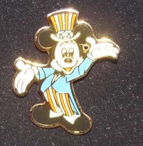 1989 DISNEY MICKEY MOUSE INDEPENDENCE DAY FOURTH OF JULY PIN 1989 