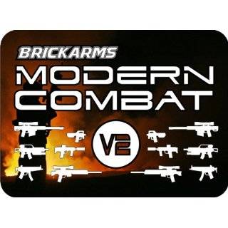  BrickArms 2.5 Scale Modern Combat Weapons Pack Black Color 