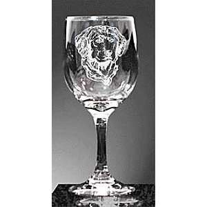  Golden Retriever Wineglasses   set of 4