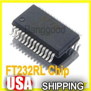 FT232 FT232R FT232RL IC USB TO SERIAL UART 28 SSOP FTDI  