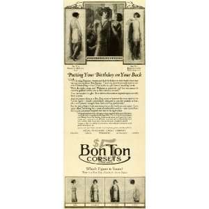 1925 Ad Royal Worcester Corsets Bon Ton Figure Curve Undergarments 