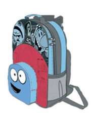 KR Strikeforce Cartoon Network Single Roller Backpack