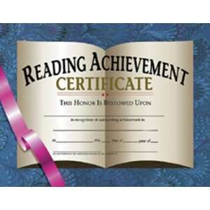  Certificates Reading Achievement 30