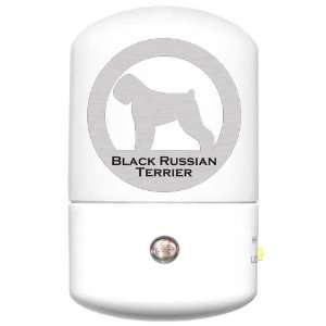 Black Russian Terrier LED Night Light