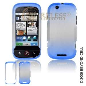  Two Tone Ice White and Dark Blue Snap On Cover Hard Case Cell Phone 