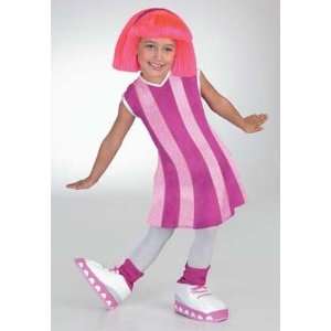 Lazy Towns Stephanie Deluxe Costume (Child SM 4 6X)