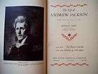 1938 ANDREW JACKSON LIFE  Marquis James; USA President,