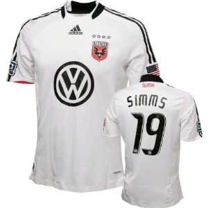  Clyde Simms Game Used Jersey D.C. United #19 Short Sleeve 