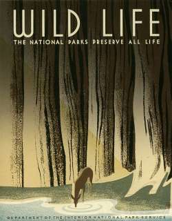 wpa poster Wild life The national parks prese  