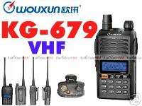 Wouxun Portable 2 Way Ham Radio KG 679 VHF 136 174Mhz + FREE earpiece 