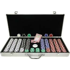 Gram Dice Striped Poker Chips in Aluminum Case   Casino Supplies Poker 