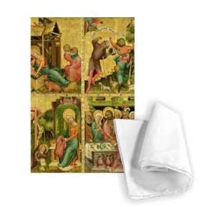  The Buxtehude Altar, right wing, 1400 10   Tea Towel 100 