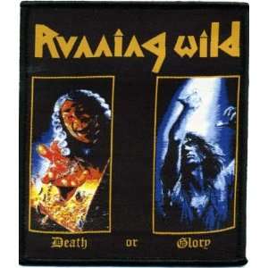 Running Wild Death or Glory Woven Patch
