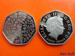 2011 WWF  World Wildlife Fund PROOF 50p Coin 50 Pence  