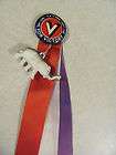 1960s REPUBLICAN PARTY V FOR VICTORY PIN AND ELEPHANT