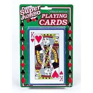  Super Jumbo Playing Cards Case Pack 72 