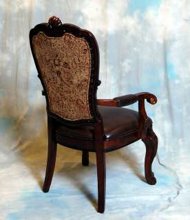 Set of 8 Old World Dining Room Side Chairs  