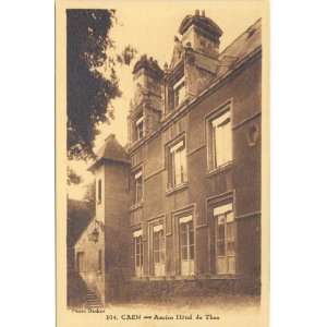    1910 Vintage Postcard Hotel de Than   Caen France 