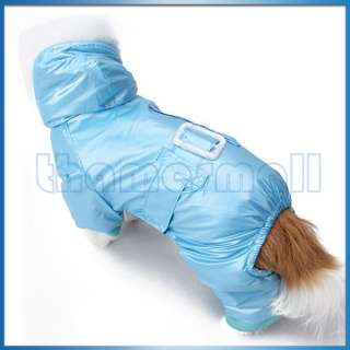   Hooded Waterproof Coat Jacket Jumpsuit w/ Waist Belt XL #3083  