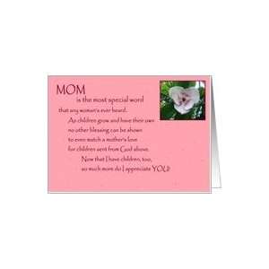  Mothers Day Poem for Mom with Magnolia Card Health 