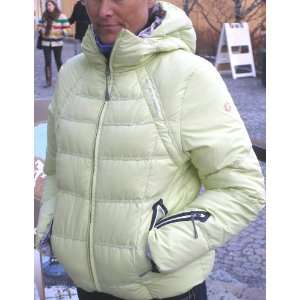 Wild Roses   M Puff Reversible Down Jacket Lime Cream {US 