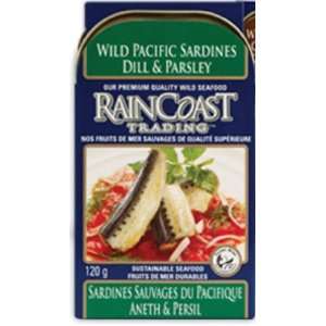 Raincoast Trading Wild Pacific Sardines in Dill and Parsley Sauce, 4.2 
