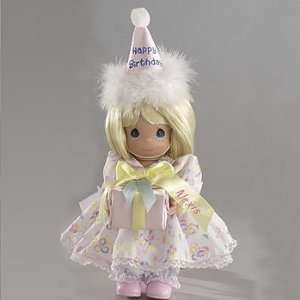 Precious Moments Happy Birthday Blonde Doll