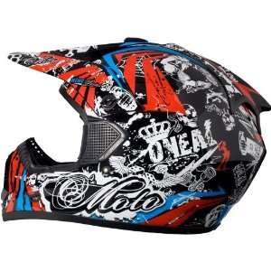  Oneal 09 Series 9 Addiction Red Black MX Riding Helmet 