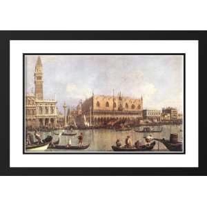  Canaletto 24x18 Framed and Double Matted Palazzo Ducale 