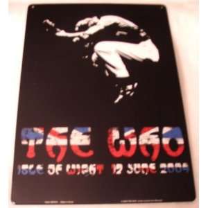    The Who Isle Of Wight Collectors Metal Sign