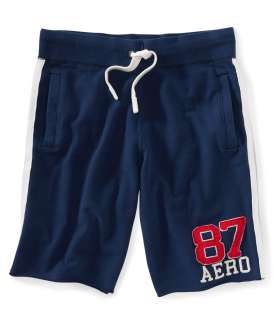Aeropostale mens 87 AERO sweat athletic shorts   Style # 3527  