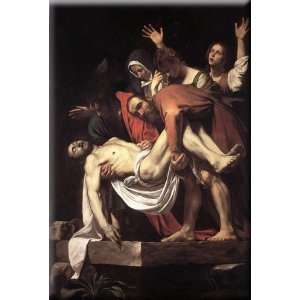   The Entombment 11x16 Streched Canvas Art by Caravaggio