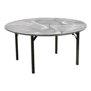  Round Swirl Aluminum Folding Table 48 Diameter