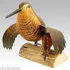 New Handmade Carved WOODCOCK & CHICK by Richard MORGAN of The Painted 
