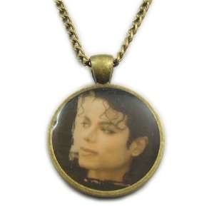 Bronze Tone Michael Jackson Necklace Pendant 15 Arts 